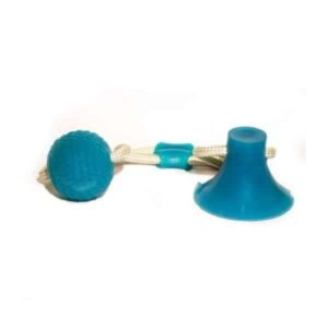Basil Vacuum Rubber Toy with Tug Ball