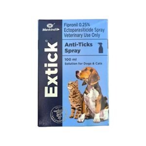 Extick Fipronil Anti-flea & tick Spray for dogs and cats 100ml